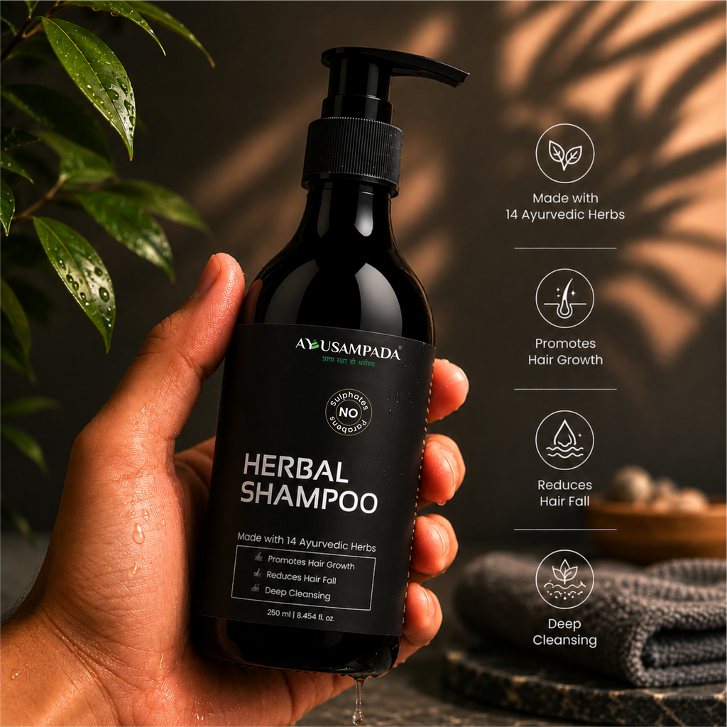Herbals Shampoo - Rosemary Reetha Shikakai Sulphate & Paraben Free