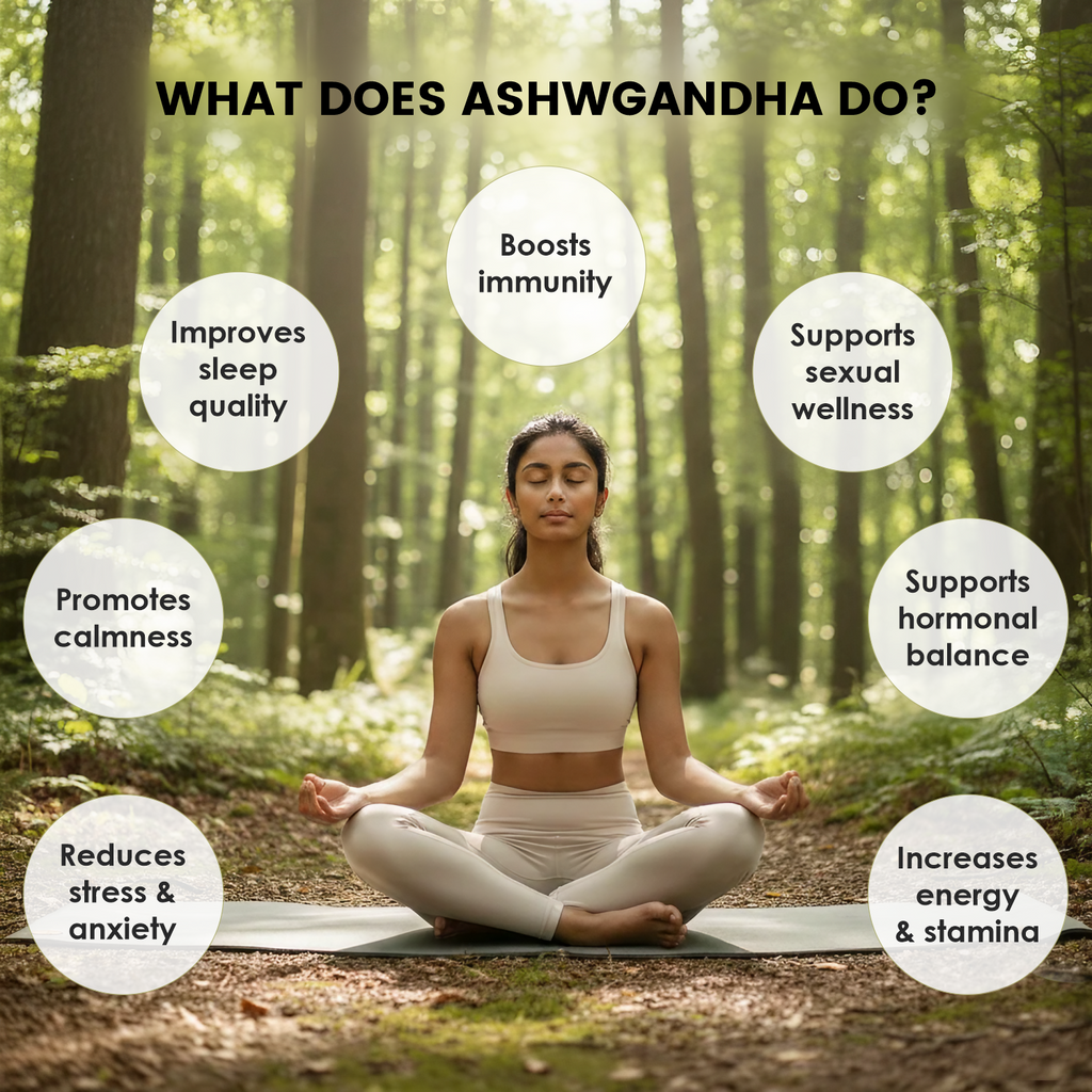 Ashwagandha Powder | 100% Natural Pure Root Powder | Immunity Booster, Stress Relief, Energy & Vitality Supplement | Vegan & Non-GMO