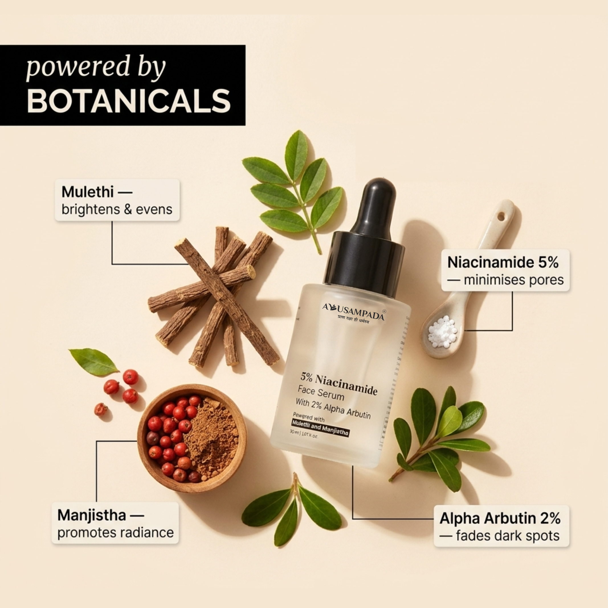 Herbal Face Serum with liquorice and manjistha | 30ML