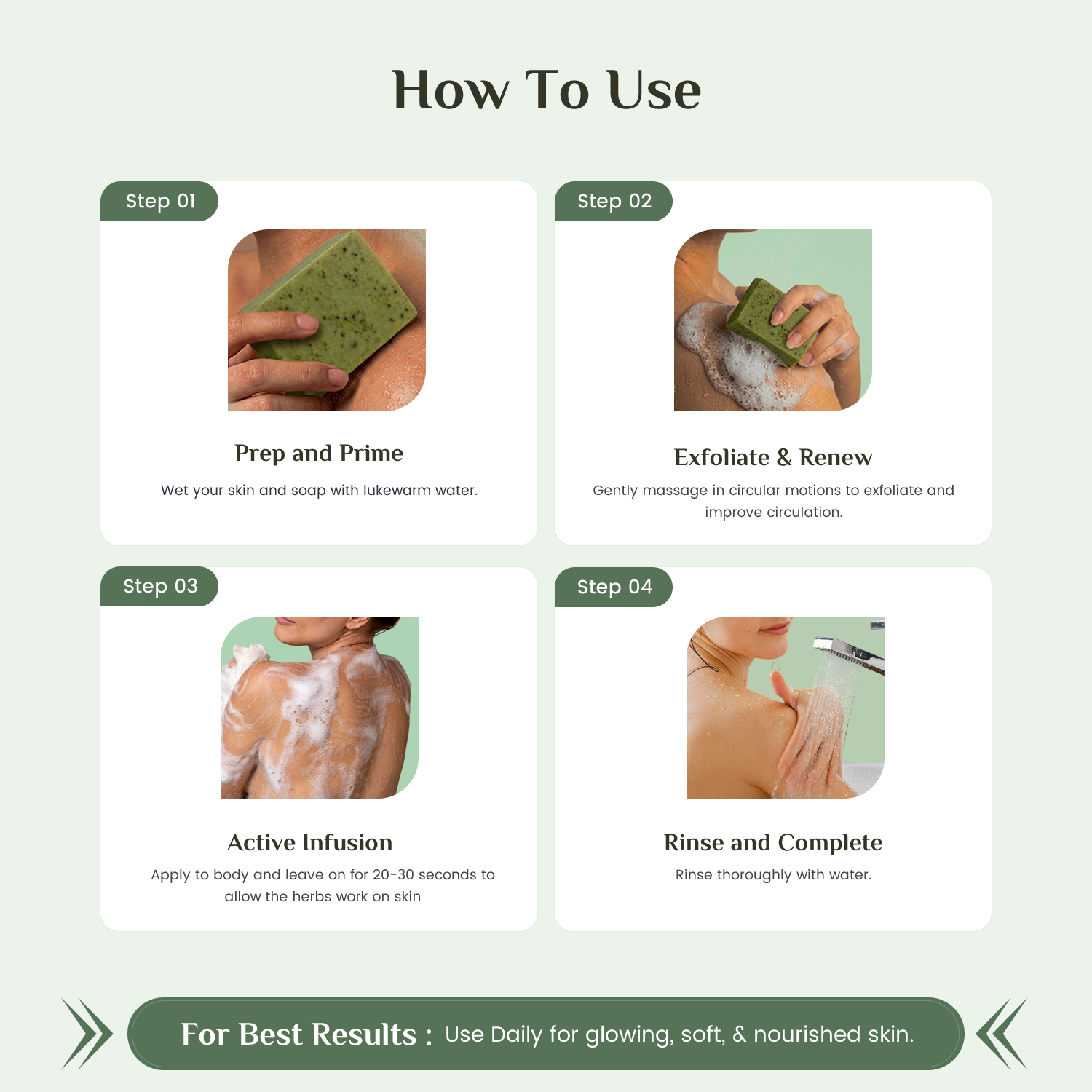 Neem & Tulsi Purifying Soap - Anti-Bacterial & Acne Control