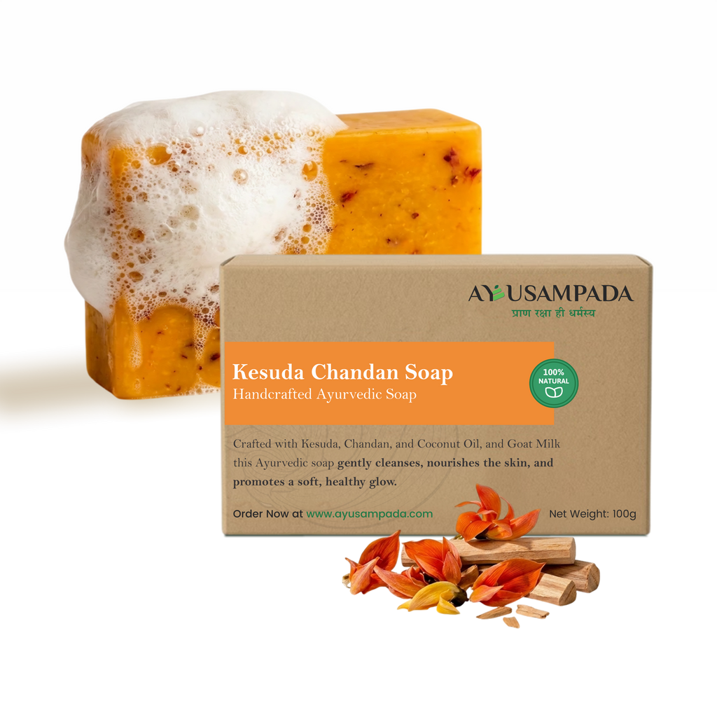 Kesuda & Chandan Glow Soap - Natural Sandalwood for Radiant Skin